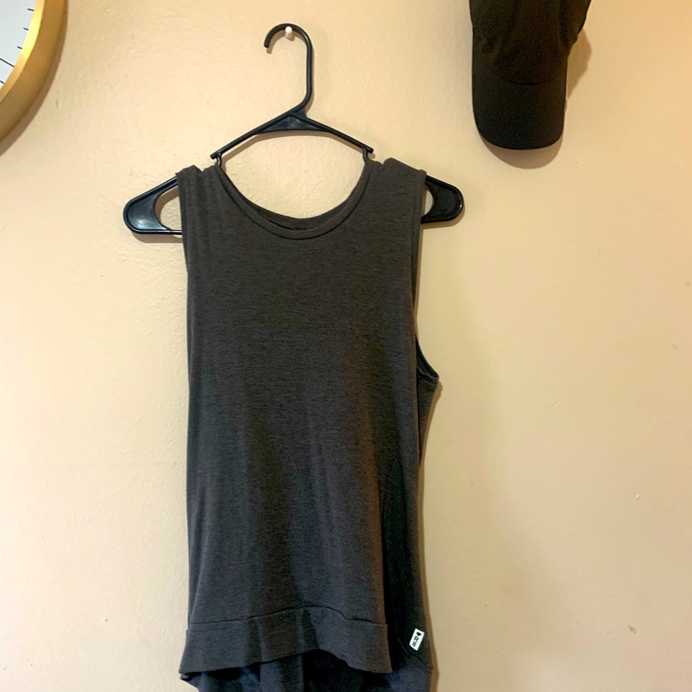 Workout top with open back!
